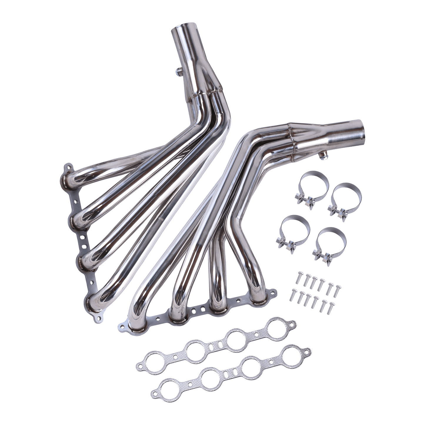 2010-2015 Chevy Camaro SS 6.2L LS3 Long Tube Headers - 1-7/8" Primaries, 304SS Construction, Off-Road Pipes Included (Fits Manual/Auto Trans)