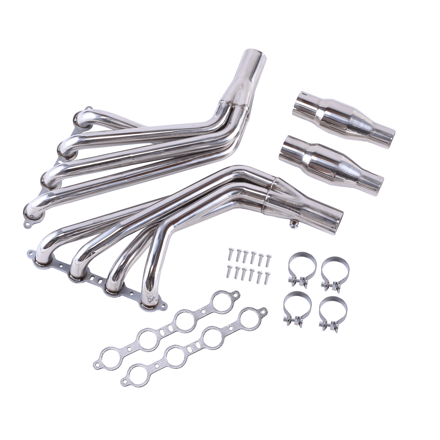 2010-2015 Chevy Camaro SS 6.2L LS3 Long Tube Headers - 1-7/8" Primaries, 304SS Construction, Off-Road Pipes Included (Fits Manual/Auto Trans)
