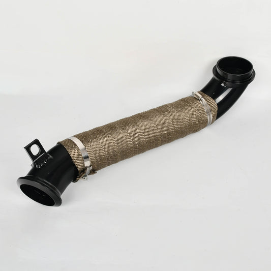 2004.5-2010 Chevy Silverado/GMC Sierra 2500/3500 6.6L Duramax Diesel 3" Downpipe Exhaust System - Compatible with LLY/LBZ/LMM Models (Direct Bolt-On, No Welding)