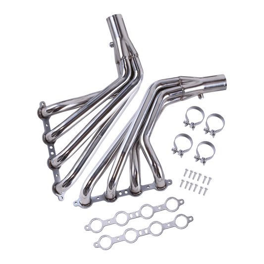 2010-2015 Chevy Camaro SS 6.2L LS3 Long Tube Headers - 1-7/8" Primaries, 304SS Construction, Off-Road Pipes Included (Fits Manual/Auto Trans)