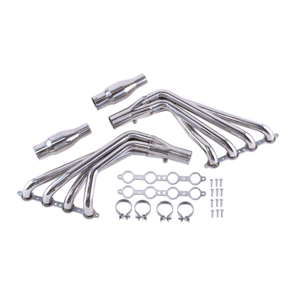 2010-2015 Chevy Camaro SS 6.2L LS3 Long Tube Headers - 1-7/8" Primaries, 304SS Construction, Off-Road Pipes Included (Fits Manual/Auto Trans)