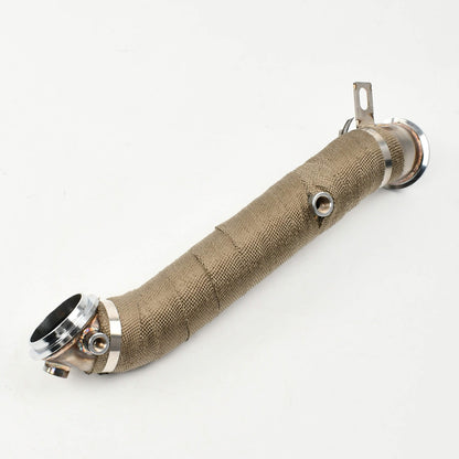 2011-2016 Chevy Silverado GMC Sierra 2500/3500 6.6L LML Duramax Diesel 3" Downpipe Exhaust System - Stainless Steel, Direct Fit, OEM Replacement