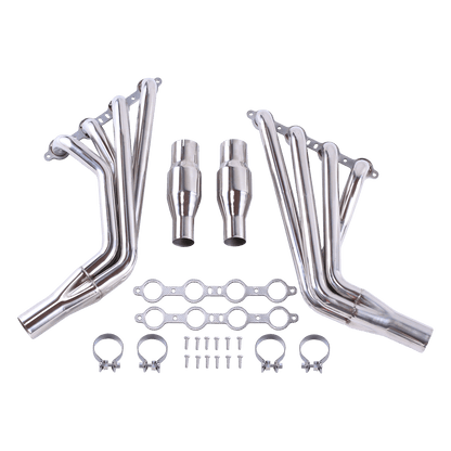 2010-2015 Chevy Camaro SS 6.2L LS3 Long Tube Headers - 1-7/8" Primaries, 304SS Construction, Off-Road Pipes Included (Fits Manual/Auto Trans)