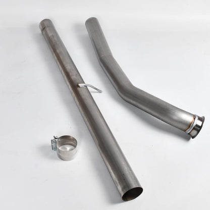 2007-2012 Dodge Ram 2500/3500 6.7L Cummins 4" Turbo Race Pipe - Mandrel-Bent Stainless Steel (Competition/Off-Road Use Only)